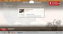 Desktop Screenshot of hotelpavlov.cz